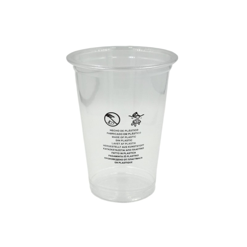 VASO GRANIZADO 300ml. PET 78mm. 