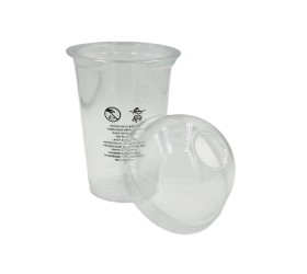 VASO GRANIZADO 300ml. PET 78mm. 
