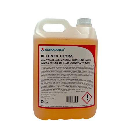 DELENEX ULTRA LAVAVAJILLAS MANUAL CONCENTRADO 5L.