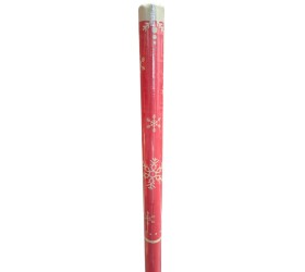 ROLLO MANTEL ROJO NAVIDAD COPOS KRAFT 5m.