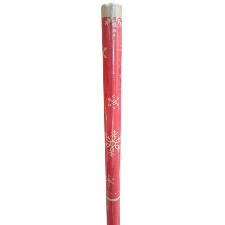 ROLLO MANTEL ROJO NAVIDAD COPOS KRAFT 5m.