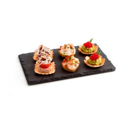 PIZARRA NATURAL PINCHOS. GASTROFUN QD. 