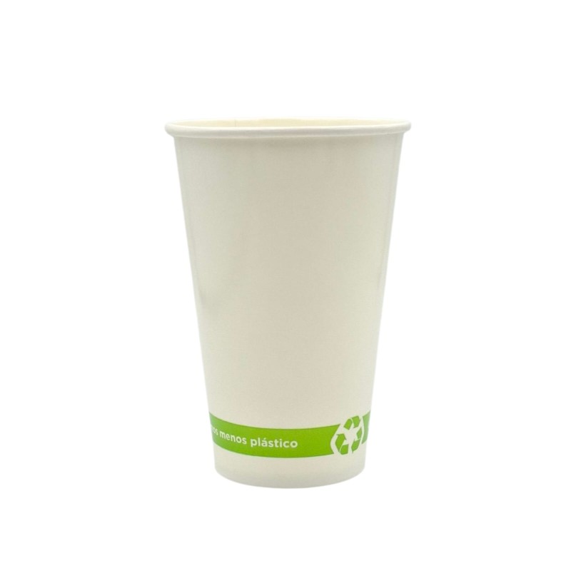 VASO CARTÓN BLANCO. 360ml. 12oz. 