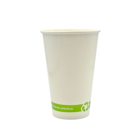 VASO CARTÓN BLANCO. 360ml. 12oz. 
