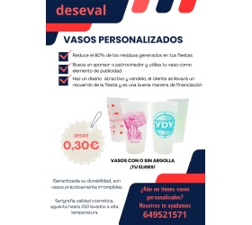 VASO CON ARGOLLA. PERSONALIZABLE. 