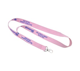 CINTA LANYARD CON MOSQUETÓN. 