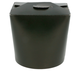 ENVASE MULTIFOOD DE CARTÓN NEGRO 480ML 50U