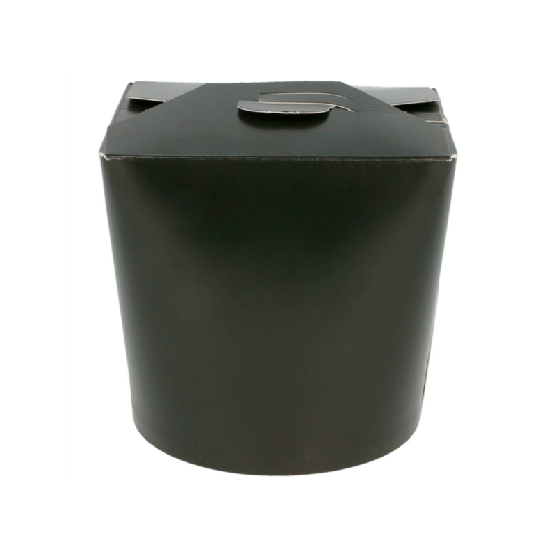 ENVASE MULTIFOOD DE CARTÓN NEGRO 480ML 50U
