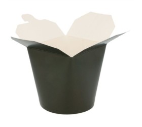 ENVASE MULTIFOOD DE CARTÓN NEGRO 480ML 50U