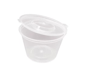 SALSERA CON TAPA BISAGRA. CALOR. PP. 120cc. 100ud.