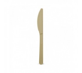 CUCHILLO COMPOSTABLE ALMIDON MAIZ Y BAMBÚ. CPLA/BAMBÚ. 