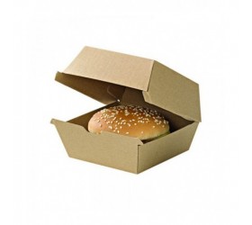 Caja kraft Burguer. 145mm x 130mm.