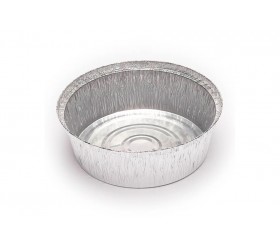 Envase Pollo redondo aluminio 1.500cc, 125uds (-40ºC a +600ºC)