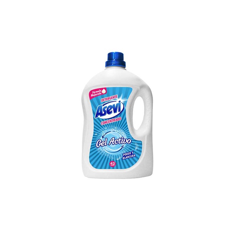 ASEVI DETERGENTE LIQUIDO CONCENTRADO GEL ACTIVO, 44 LAVADOS