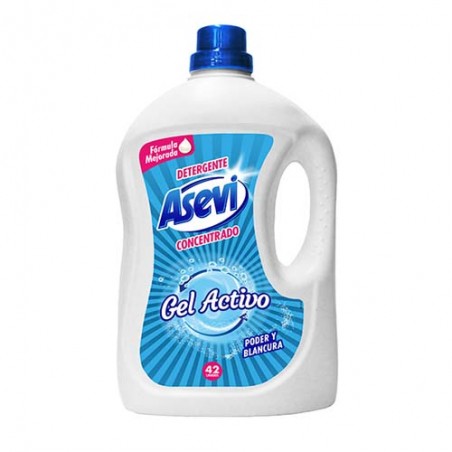 ASEVI DETERGENTE LIQUIDO CONCENTRADO GEL ACTIVO, 44 LAVADOS