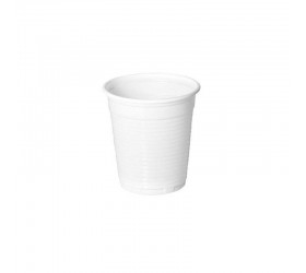 VASO PLÁSTICO BLANCO160ml. PP. 