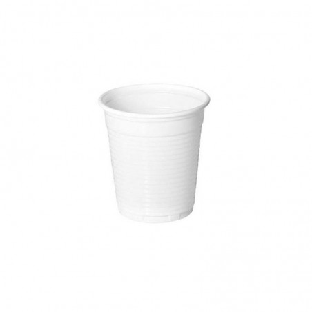 VASO PLÁSTICO BLANCO160ml. PP. 