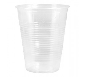 Vaso plástico transparente 220ml (100 uds)