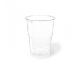 Vaso plástico transparente 300ml (50 uds)
